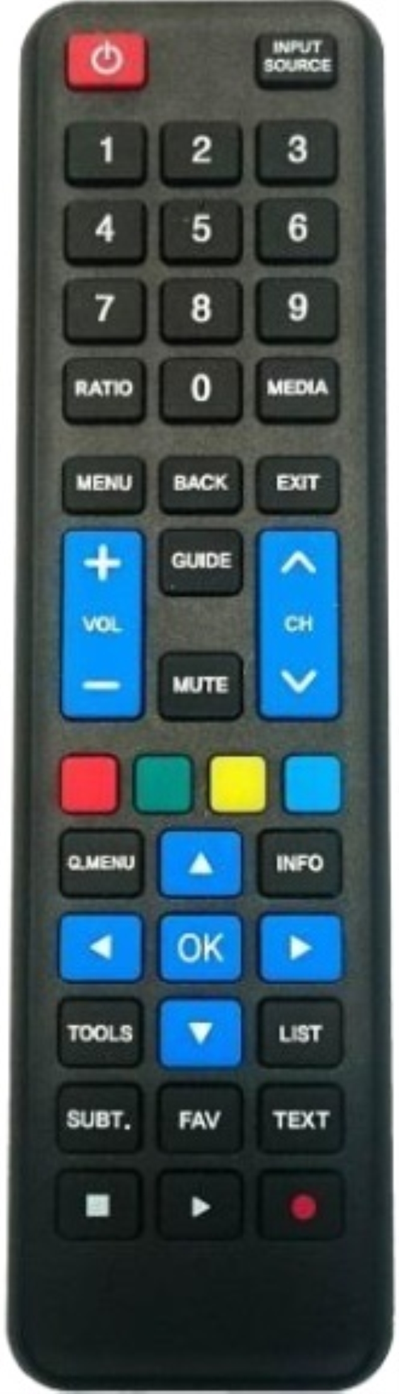 TECNOSHOP Telecomando Meliconi universale per TV Samsung e LG